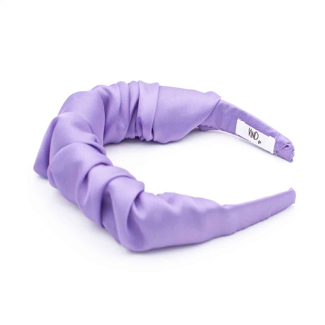 PURPLE: Χειροποίητη στέκα, σατεν μωβ