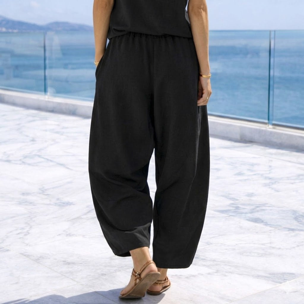 BLACK STRAP TOP: Χειροποίητο τοπ, με V και ραντάκι, βισκόζ