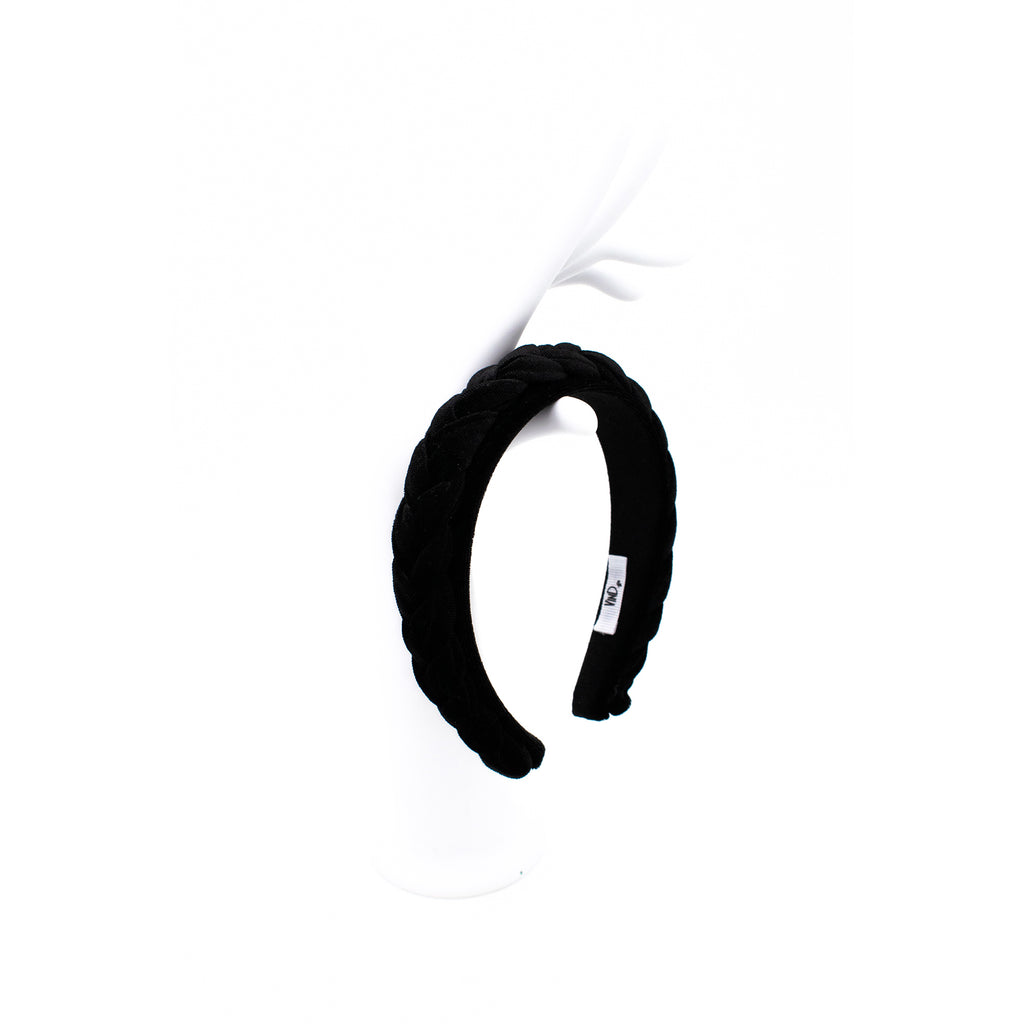 Βελούδινες Στέκες | Velvet headbands – Black