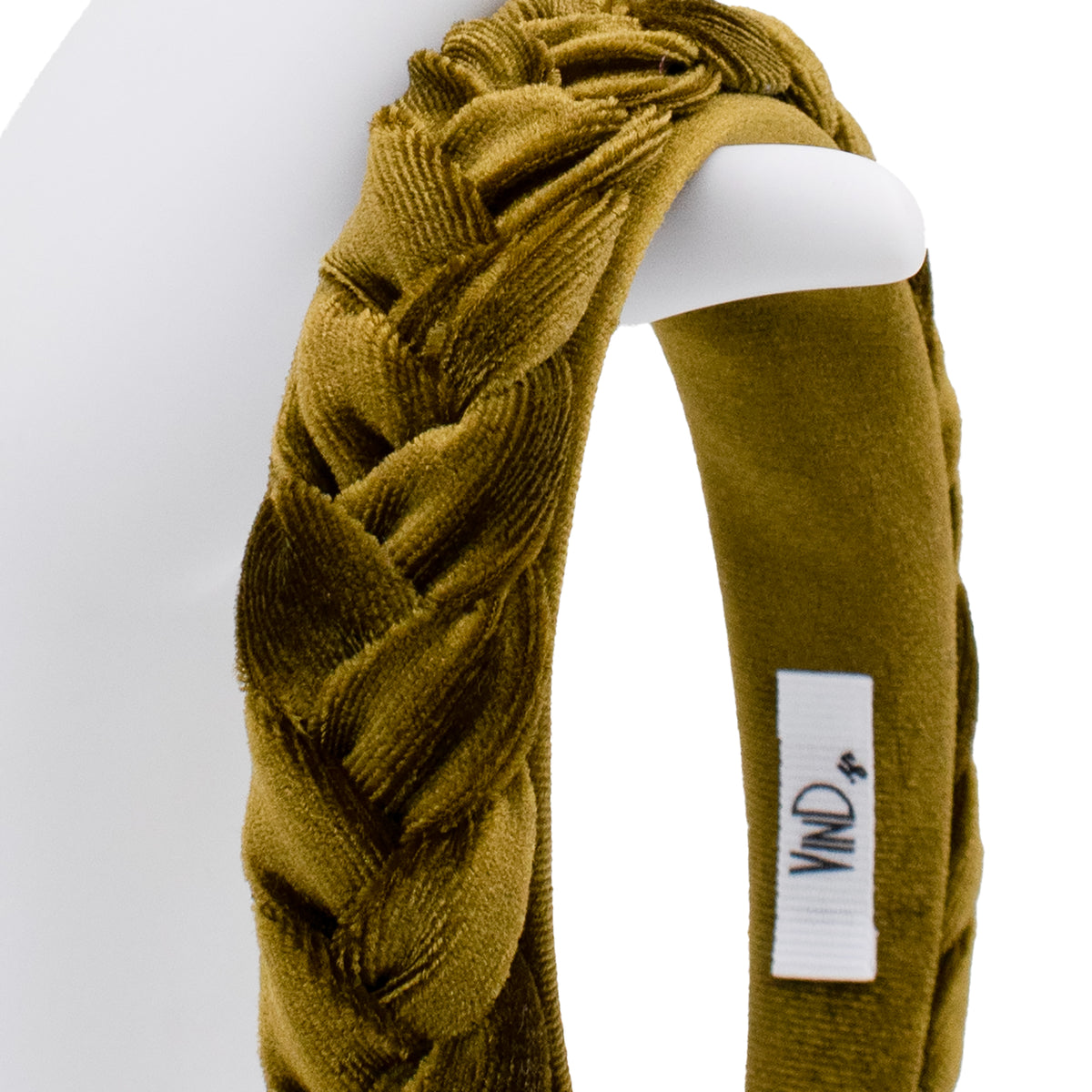 Βελούδινες Στέκες | Velvet headbands - Moss Green