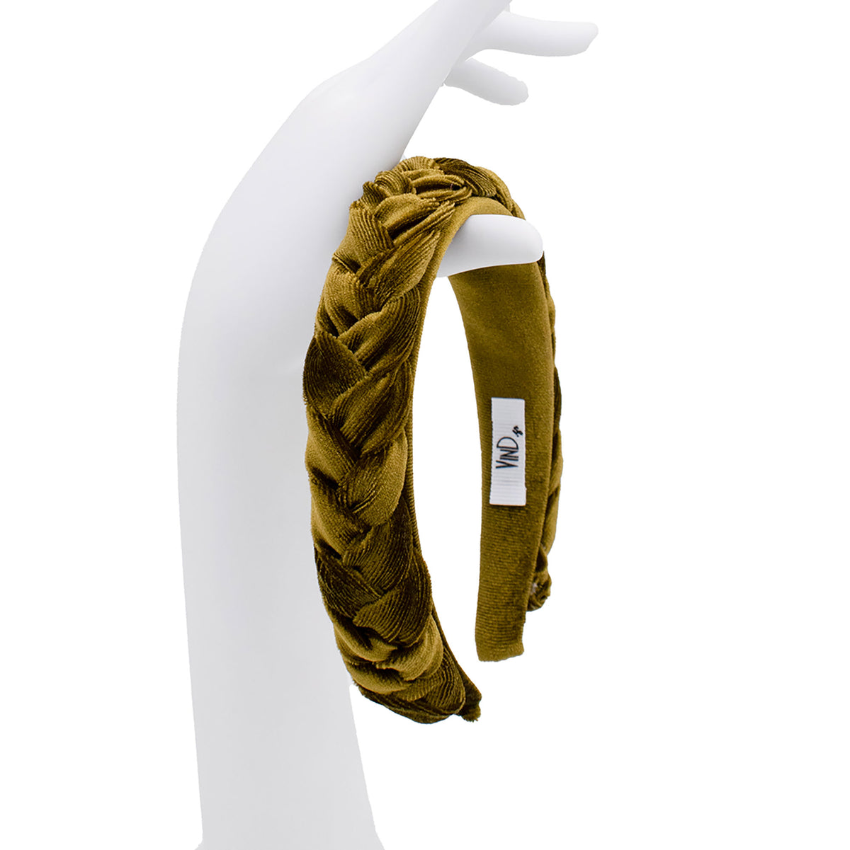 Βελούδινες Στέκες | Velvet headbands - Moss Green