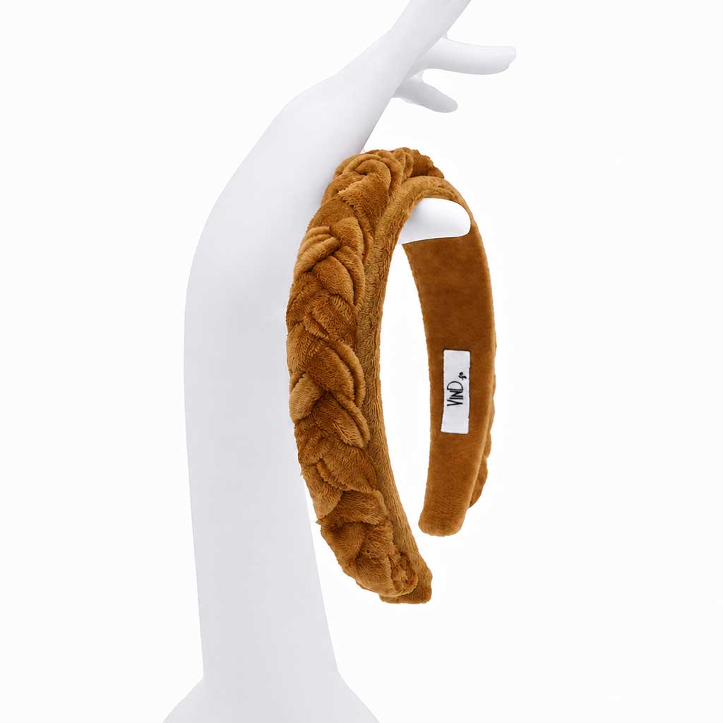 Βελούδινες Στέκες | Velvet headbands - Mustard