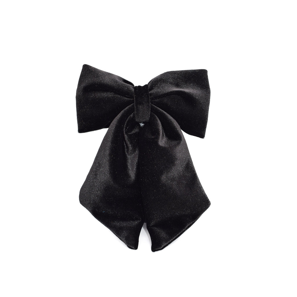 Βελούδινοι Φιόγκοι | Velvet Hair Bows - Black