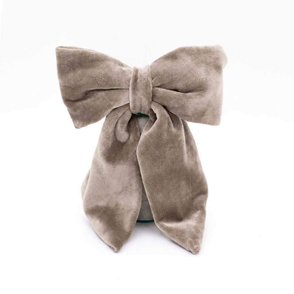 Βελούδινοι Φιόγκοι | Velvet Hair Bows - Elephant