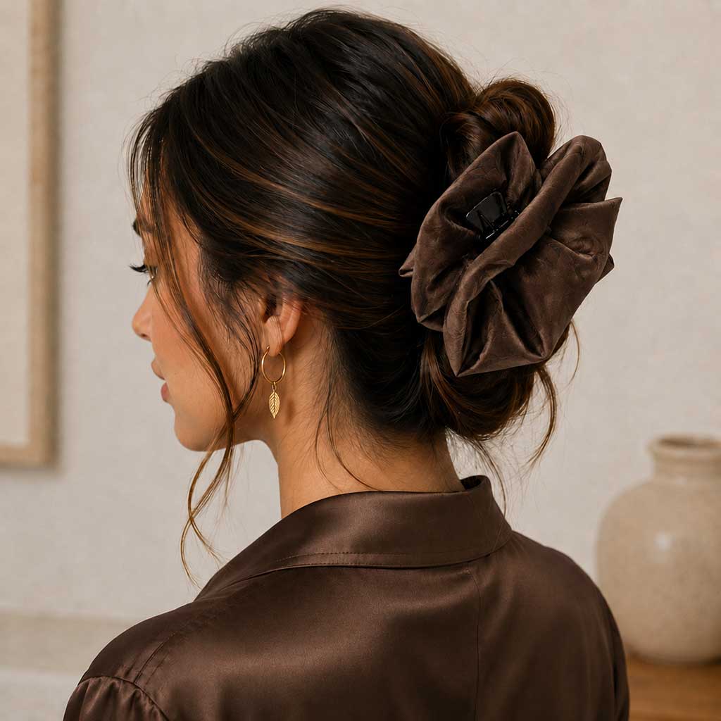 Βελούδινο Κλαμερ | Velvet Hair Claw Clip | 11 χρώματα