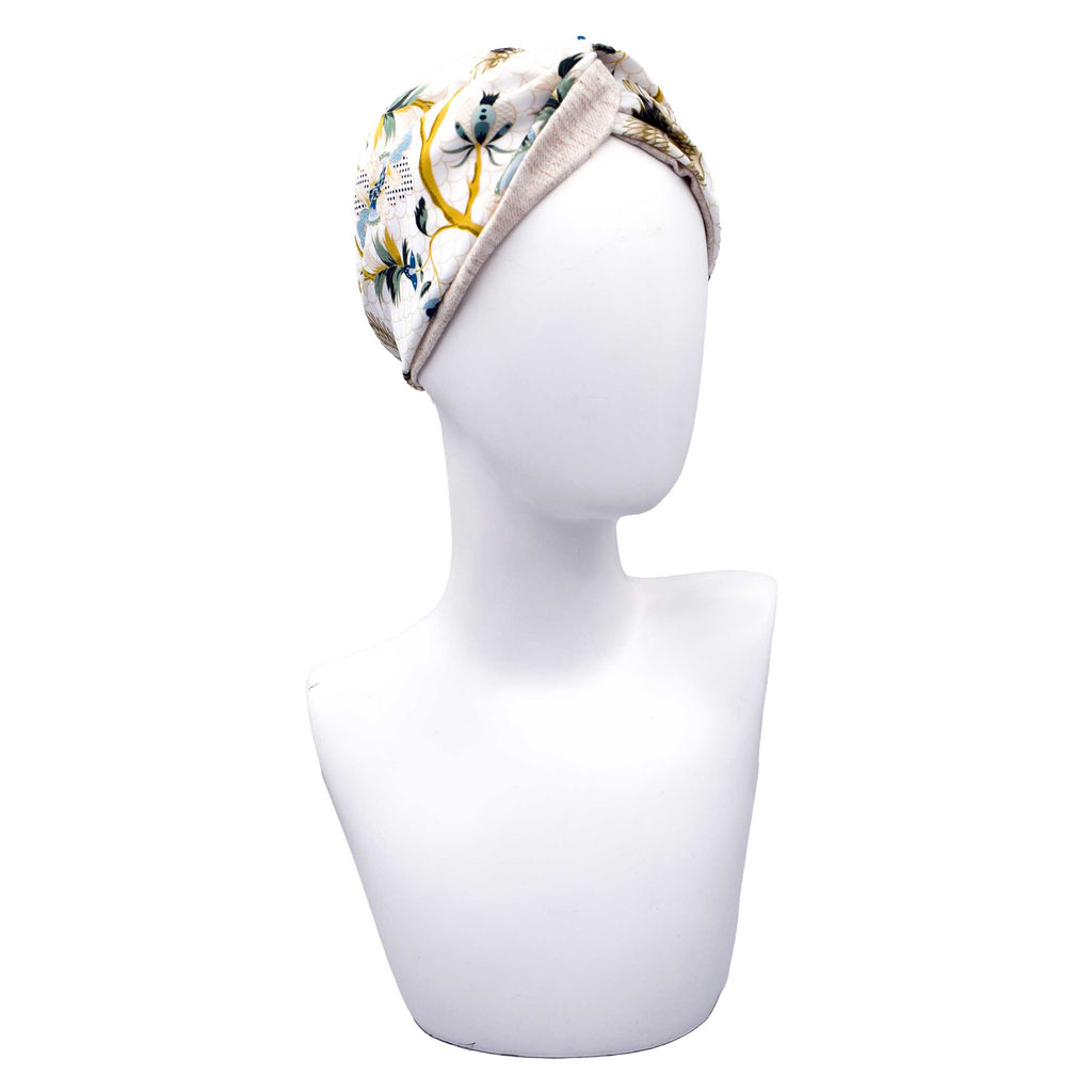 DESNA: Bandana κορδέλα μαλλιών, με Japanese botanical pattern