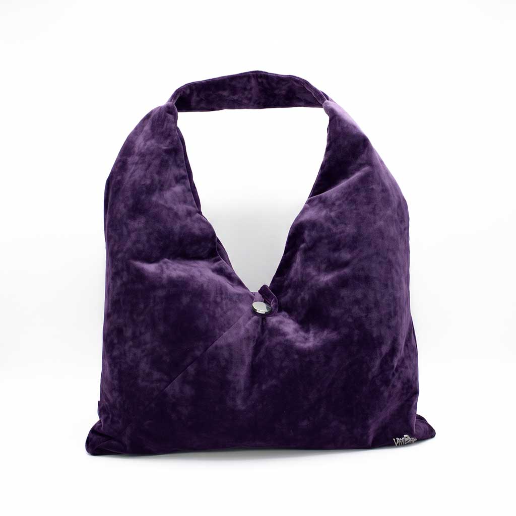 Βελούδινη Oversized Τσάντα - Velvet Bag | VinD.gr