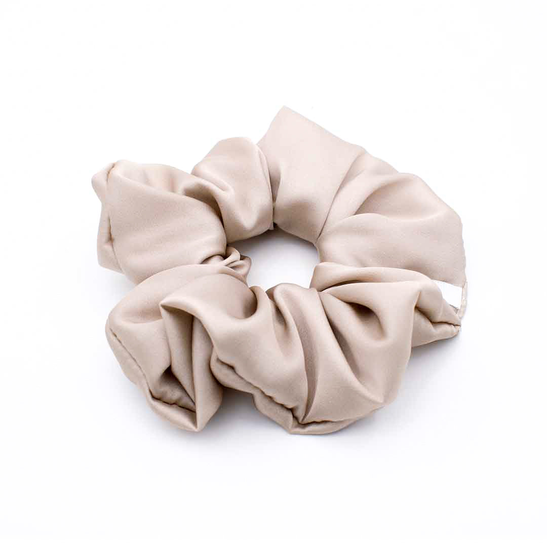 LATTE: Χειροποίητο Λαστιχάκι scrunchie για τα μαλλιά