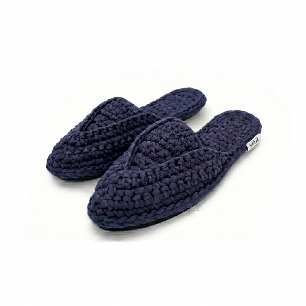 Daria: Handmade Knitted Sandals, Pointed Mules, 6 colors