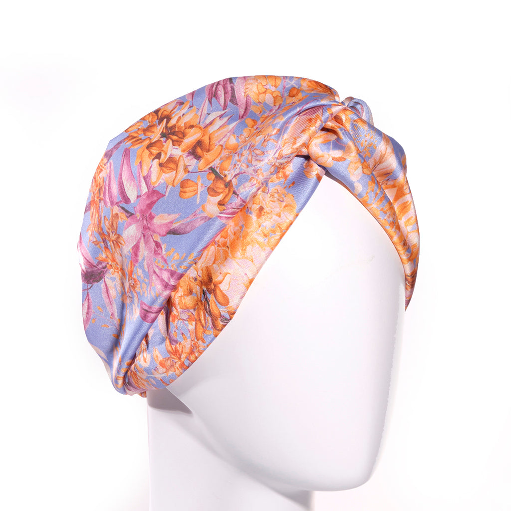 LILIAN: Bandana κορδέλα μαλλιών, με spring floral pattern