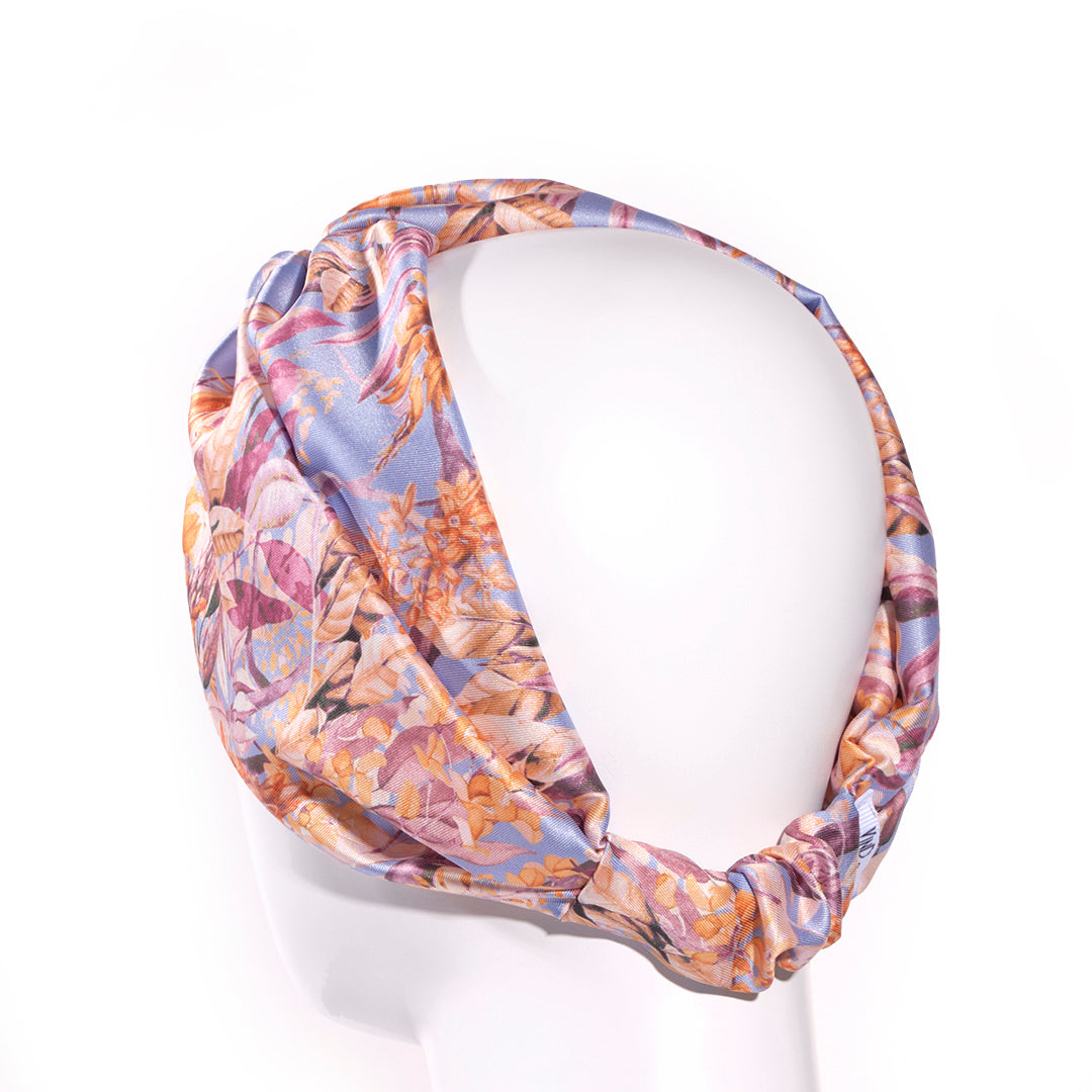 LILIAN: Bandana κορδέλα μαλλιών, με spring floral pattern