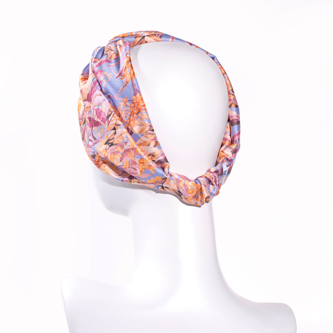 LILIAN: Bandana κορδέλα μαλλιών, με spring floral pattern