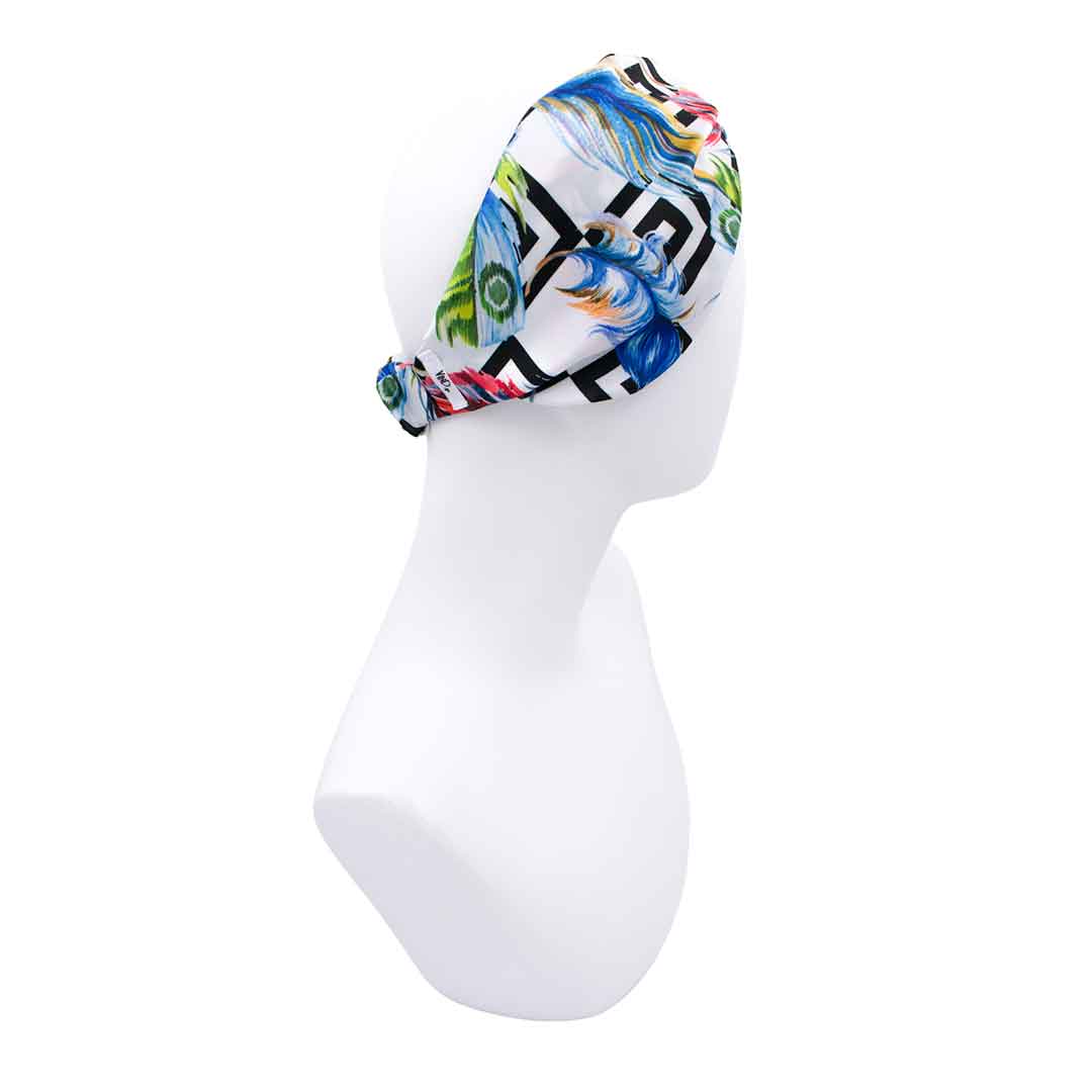 NOODIN: Bandana κορδέλα μαλλιών, με geometric και feathers pattern