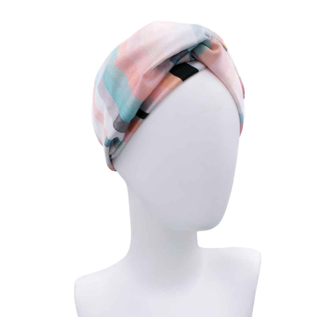 PEARL: Bandana κορδέλα μαλλιών, με abstract stripes pattern