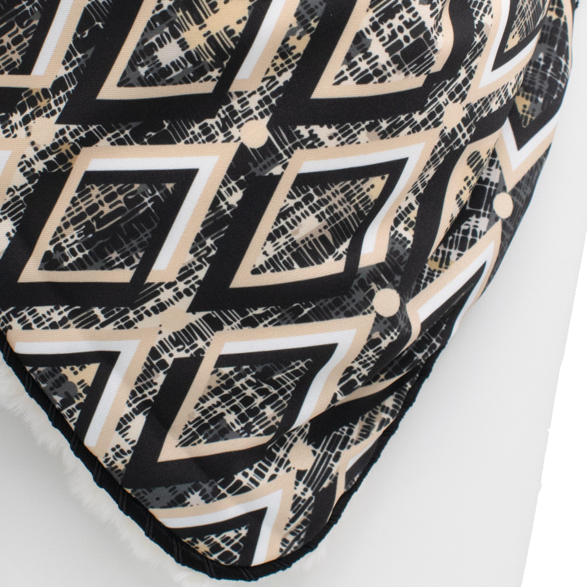 MADISON: Δετός λαιμός πράσινο beige, black, ivory