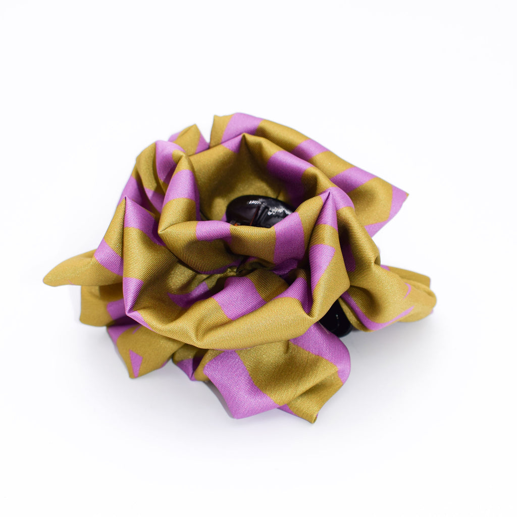 LIVIA LIME: Klammer μαλλιών, με geometric lines pattern