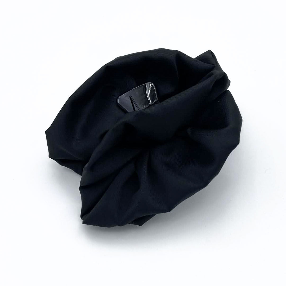 BLACK: Klammer, με μονόχρωμο σατεν, χειροποίητο