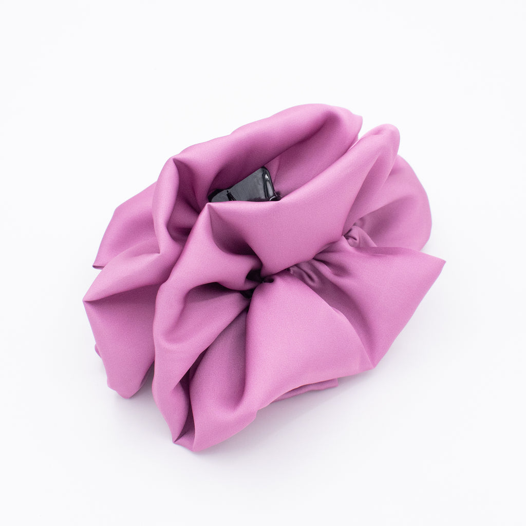 LILAC: Klammer, με μονόχρωμο σατεν ύφασμα