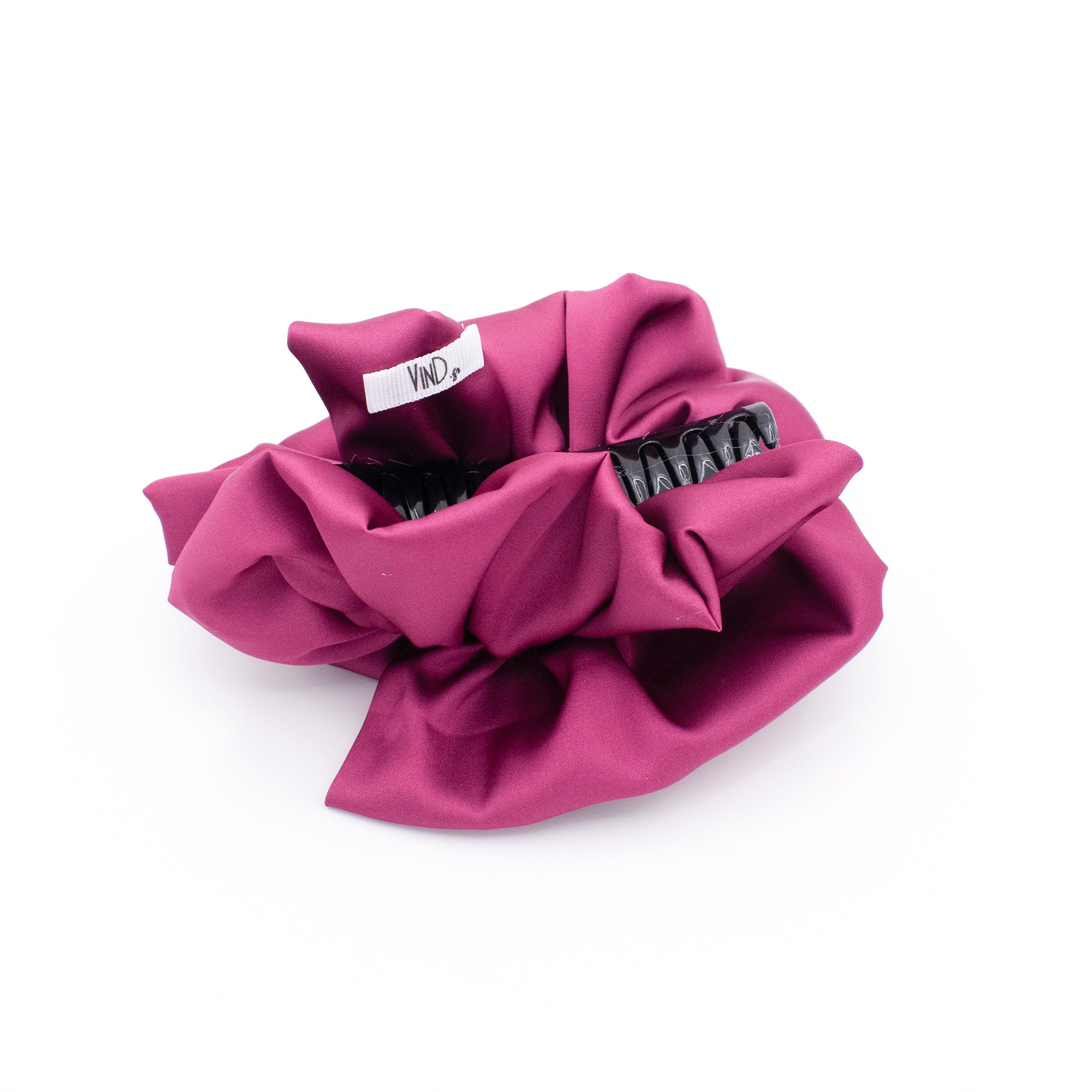 MAGENTA: Klammer, με μονόχρωμο σατεν ύφασμα