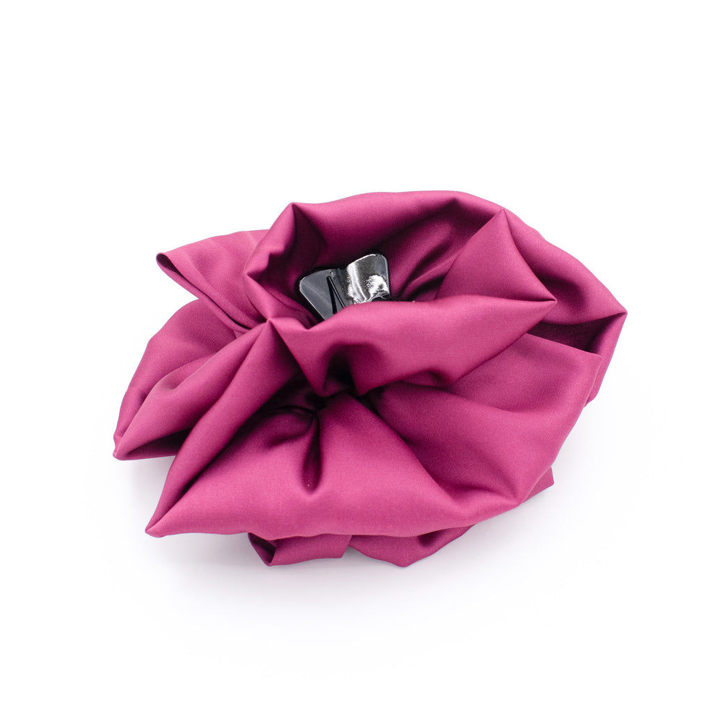 MAGENTA: Klammer, με μονόχρωμο σατεν ύφασμα
