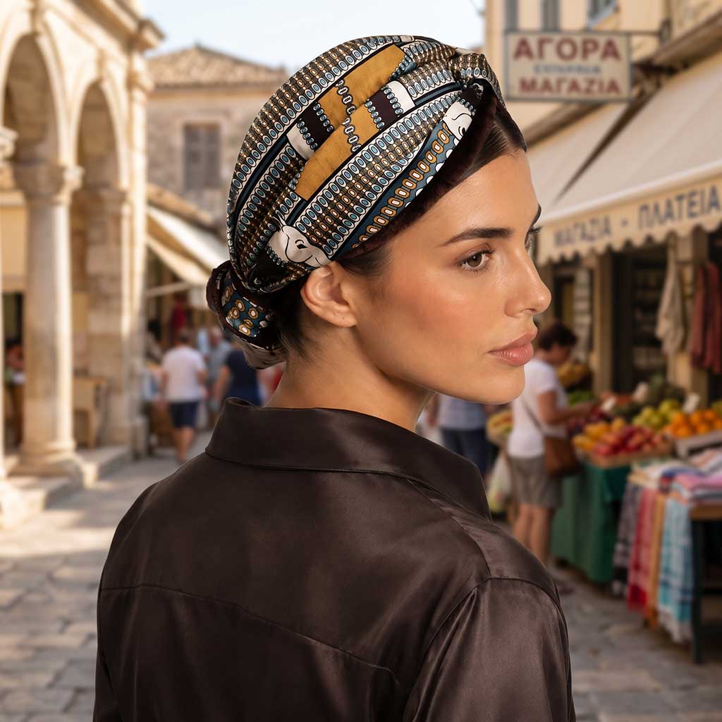 Η CHEVAL ξεχωρίζει για το ιδιαίτερο γεωμετρικό–ethnic print της, στο οποίο επαναλαμβανόμενα διακοσμητικά στοιχεία συναντούν αφαιρετικές ανθρώπινες μορφές.