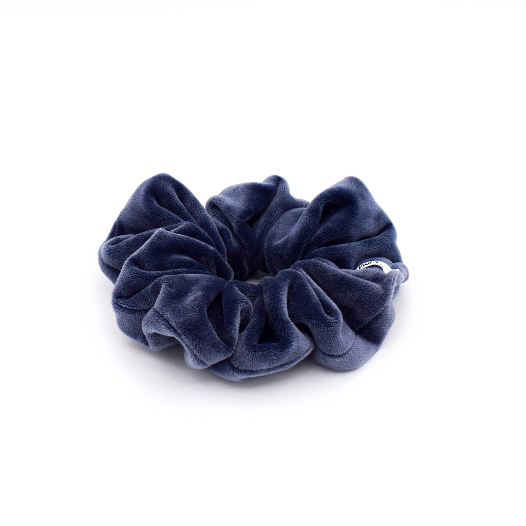 Βελούδινο Scrunchie | Velvet Scrunchie - Indigo