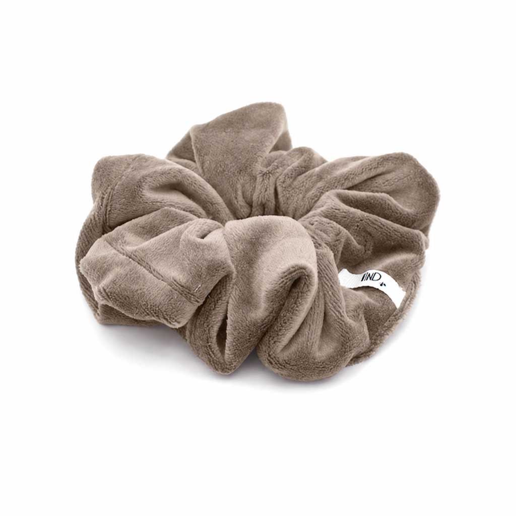 Βελούδινο Scrunchie | Velvet Scrunchie - Latte