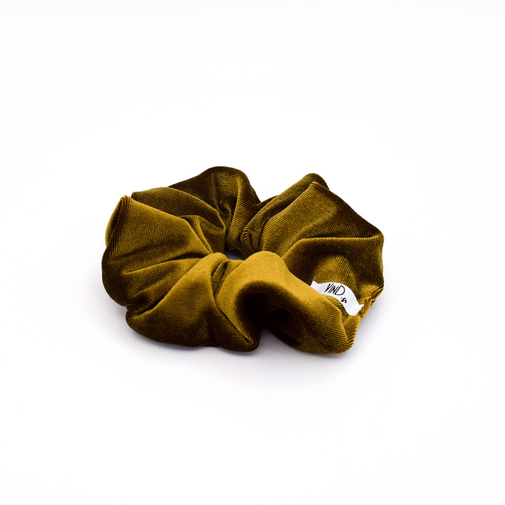 Βελούδινο Scrunchie | Velvet Scrunchie - Moss Green